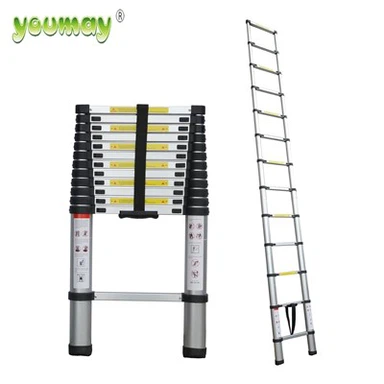 Escalera telescópica Escalera de extensión de aluminio